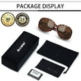 thumbnail image 4 of Joopin Polarized Sunglasses Womens Trendy Oversized Big Large Driving Sun Glasses Sensitive Eyes UV Protection Sunnies (Tortoise), 4 of 8