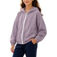 thumbnail image 5 of Acaics Girls Rain Jacket Waterproof lined Hooded RainCoats Windbreaker Size 3-16Y., 5 of 9