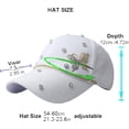 thumbnail image 2 of Bling Butterfly Bee Baseball Cap for Women,Shiny Studded Rhinestone Adjustable Sparkling Baseball Hat Shiny Baseball Cap, 2 of 5