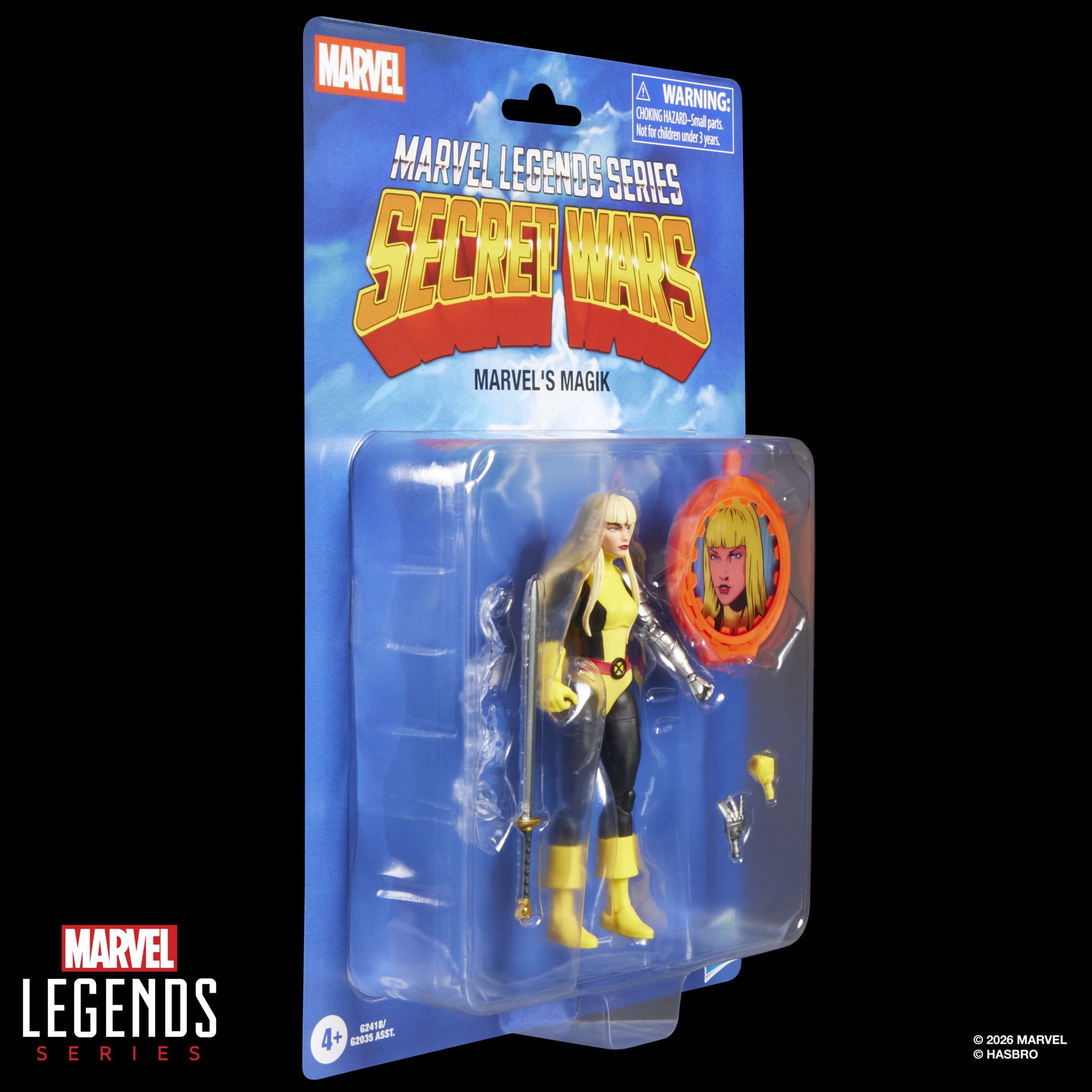 Marvel Legends Series Secret Wars Marvel’s Magik, Retro X-Men and New Mutants Comics Collectible Action Figure (6”)