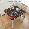 thumbnail image 2 of BANET Tablecloth, Fire Department square Tablecloth, Spill Proof Washable Polyester Fabric Table Cloth Wrinkle Resistant Table Cover for Kitchen Dining Room Party Wedding White, 2 of 7