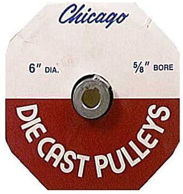 Chicago Die Casting 600A 5/8 Pulley V-Groove Sgle 