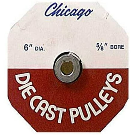 

Chicago Die Casting 600A 5/8 Pulley V-Groove Sgle