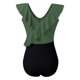 thumbnail image 4 of WILLBEST Traje de Baño Mujer Dos Piezas Trajes de Baño para Mujer Traje de Baño Lindo Traje de Baño con Cuello En V con Volantes, 4 of 4
