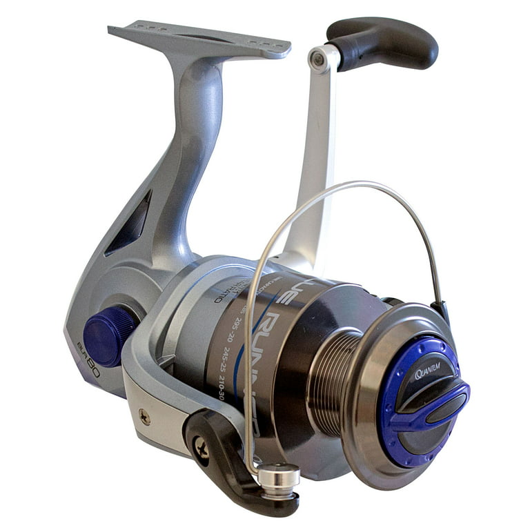 Quantum Blue Runner Spinning Reel and Fishing Rod Combo, 12-Foot 2