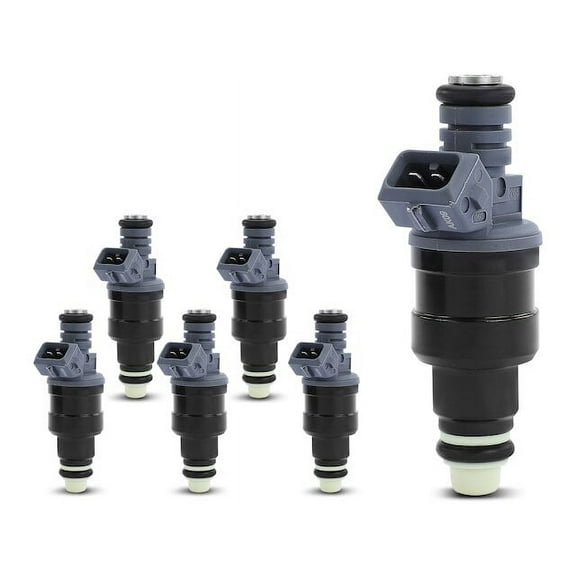Fuel Injector Kit 6 - Compatible with 1997 - 1998 Ford F-150 4.2L V6 Naturally Aspirated