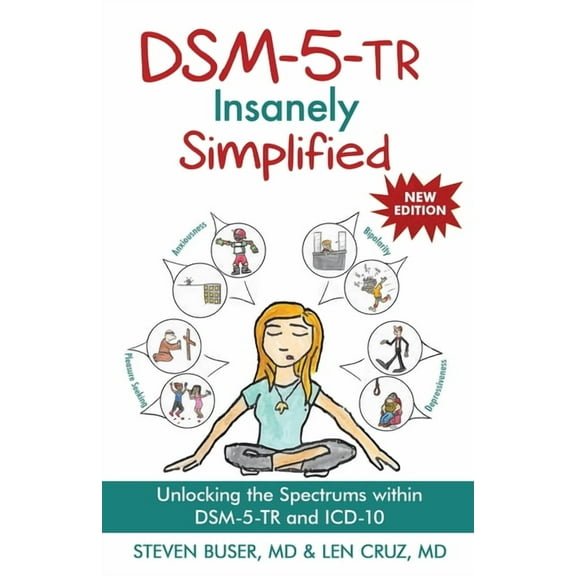 DSM-5-TR Insanely Simplified: Unlocking the Spectrums within DSM-5-TR and ICD-10, (Paperback)