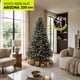 thumbnail image 2 of Árbol De Navidad Nevado Premium * Con Berries Y Piñas * Arizona Cypress De 2.2m De Alto Artego Thin Flocked Nevado Pino Artificial Frondoso + Maleta Transportadora Christmas Tree Decoración Navideña Artego con accesorios piñas y cerezas incluye maleta - 220cm, 2 of 7