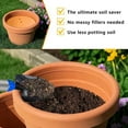 thumbnail image 4 of AOOOWER 2Pcs Round Planter Insert Plant Pot Insert with Drainage Holes Use Less Potting Soil Planter Accessories for Outdoor Use, 4 of 12