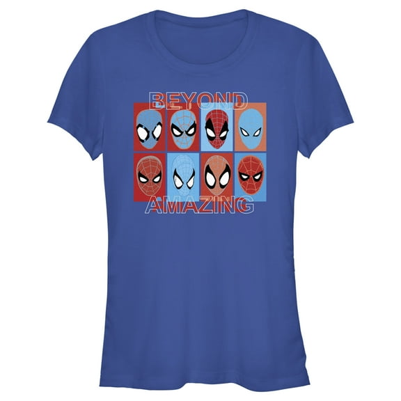 Junior's Marvel Spider-Man Beyond Amazing SPIDEY SQUARES BEYOND T-Shirt