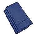 thumbnail image 3 of Fennco Styles Classic Solid Color Hemstitched Border 18 x 18 Inch Cloth Napkins for Dining Table, Dinner Parties, Wedding, Machine Washable, Classic Blue, Set of 4, 3 of 4