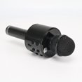 thumbnail image 3 of Microphone de Chant Bluetooth Sans Fil Portatif Haut-Parleur Micro Smartpnone pour Maison KTV Fête Extérieure Noir, 3 of 9