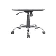 thumbnail image 3 of Halle High Back Executive Office Chair with Armrests Lumbar Support Adjustable Height, Swivel and Lumbar Support, Premium Faux Leather Comfortable Office Chair with Back Support - Black, 3 of 11