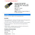 thumbnail image 2 of Instrument Panel Light Bulb - Compatible with 1970, 1972 - 1973, 1975 - 1988, 1995 - 1999 Chevrolet Monte Carlo - Dorman, 2 of 2