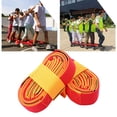 thumbnail image 4 of Cinta de carreras de 3 patas, carrera de tres patas Cuerda de unión elástica firme Cinta de carreras de 3 patas colorida para niños adultos D Apto para 15 Macarena Cuerdas de tres patas, 4 of 8