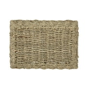 Mainstays Natural Handwoven Seagrass Basket, Rectangle