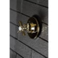 thumbnail image 2 of Kingston Brass KS3032ZX 3-Way Diverter Valve with Trim Kit, Polished Brass, 2 of 5