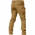 thumbnail image 3 of FRSASU Men's Stretch Cargo Pants Water Resistant Outdoor Lightweight Work Hiking Pants with Pockets Khaki, 3 of 5