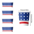 thumbnail image 3 of Votnto 24pcs Patriotic Disposable Paper Plates & Cups Set, 4th of July USA Flag Tableware for 24 Guests, Independence Day, Memorial Day BBQ & Party Supplies, 3 of 6