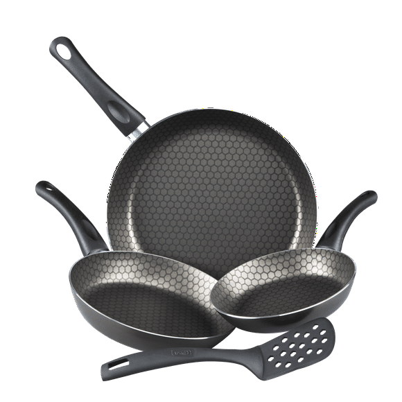 JUEGO DE SARTENES MAGNIFICA 20, 24, 30cm Cinsa Magnífica Antiadherente 3 piezas y volteador