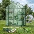 thumbnail image 6 of Biotree Greenhouses for Outdoors, Durable Green House Kit with Window, 3 Tiers 8 Shelves, Green, 6 of 9