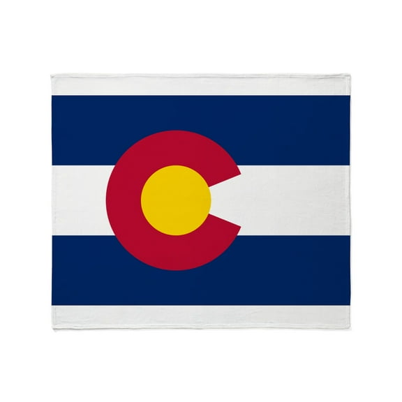 CafePress - Colorado State Flag Throw Blanket - Soft Fleece Throw Blanket, 50"x60" for All Ages