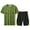 Green, variant on Vedolay Summer Short Sets Men 2 Piece Outfits Men's Polo Shirt and Shorts Set Casual Tracksuit Men Fashion Summer Outfits,Yellow XL