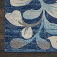thumbnail image 4 of Nourison Tranquil Nature Navy 8'10" x 11'10" Area Rug, (9x12), 4 of 8
