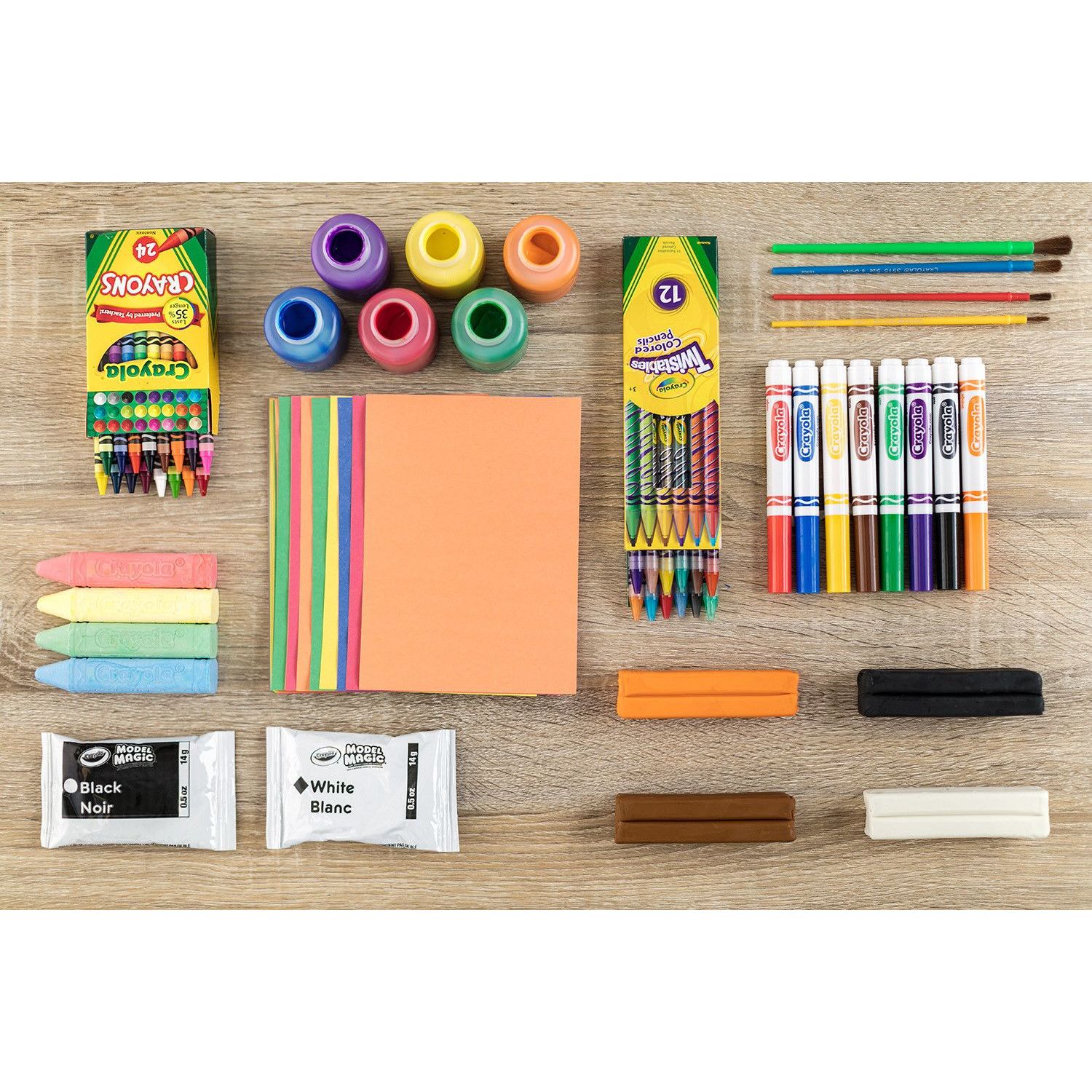 Crayola Creativity Tub, Art Set, 90 Pcs, Toys for Kids, School Supplies, Teacher Supplies,Beginner Child - image 3 of 8