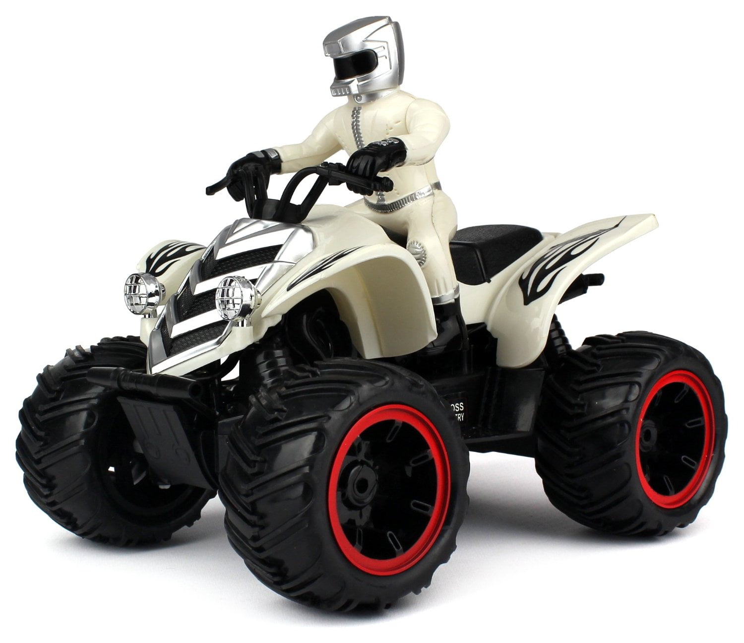 Velocity Toys ATV Road Racer Remote Control RC Car, Rechargeable, Big