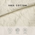 thumbnail image 3 of Laura Ashley 212692 Felicity Quilt Set, Ivory, King, 3 of 9