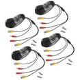 thumbnail image 2 of Abastado 4Pcs BNC Video Power Cable CCTV Wire Cord Security System Accessories 20m, 2 of 8