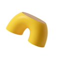 thumbnail image 3 of Children Stool Plastic Rainbow Shape Footstool Safety Kids Step Stool Seat for Living Room  Yellow, 3 of 10