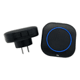 thumbnail image 1 of Timbre Inalámbrico Impermeable Con Luz Led 1 Transmisor Belug, Negro, 1 of 5