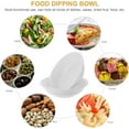 thumbnail image 5 of ABPETE 20PCS Dipping Sauce Bowls Round, Soy Sauce Bowls Set White Dishes Plastic Soy Dish Condiment Dipping Side Dishes for Restaurant, 5 of 9