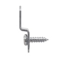 thumbnail image 5 of Ook Metal Offset Clips, 1/4", Steel, Zinc Finish, Silver, 2 pack, 5 of 9