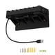thumbnail image 2 of [Negro] Adecuado para interruptor/interruptor Soporte pared OLED La RGB se a 7 colores con 7 ranuras para tarjetas juego 2 * USB2.0 [SY-NS-558], 2 of 9