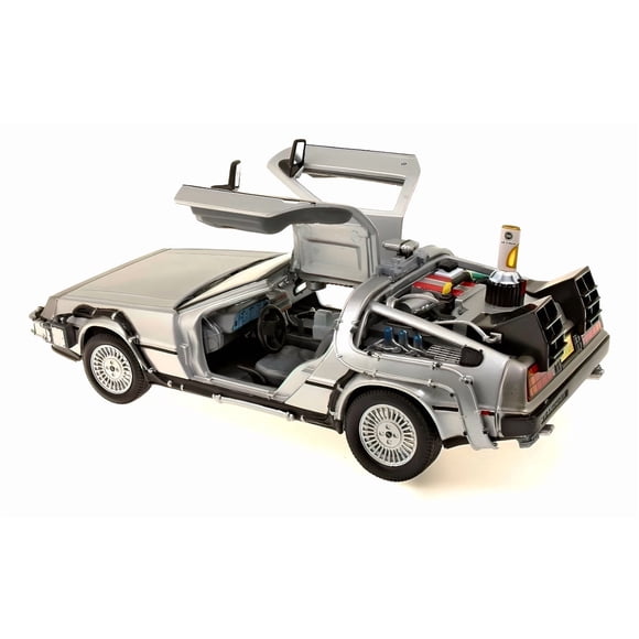 Welly 1/24 Delorean Volver a el Futuro Ii Time Machine Metal