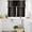 Black, variant on Leopard Print Kitchen Curtains Sets for Windows 24 Inch Length, Chic Abstract Black Brown Animals Texture Rod Pocket Window Treatments Tier Curtains and Valances Set for Bedroom/Bathroom
