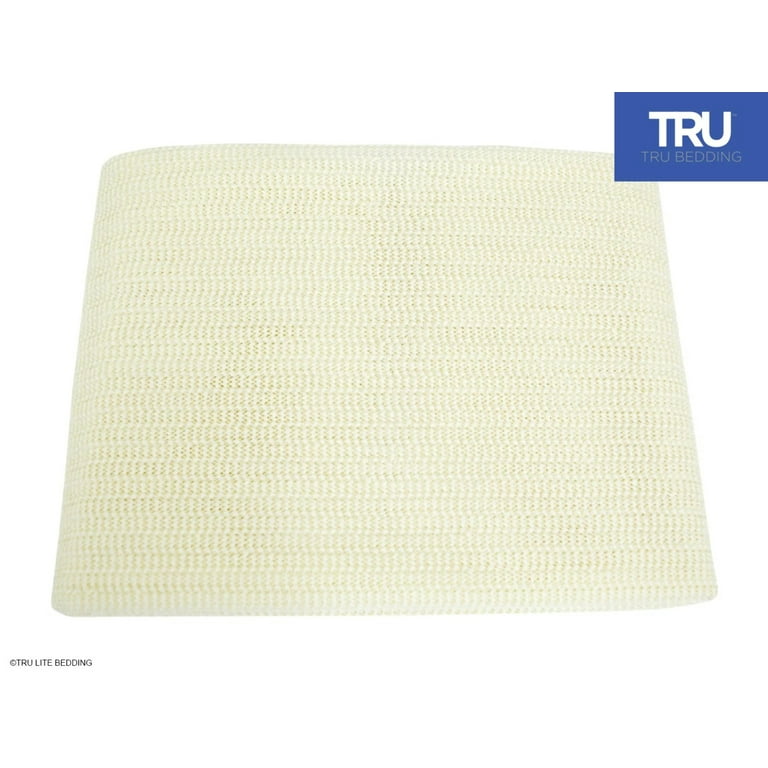 Tru Lite Bedding Non Slip Mattress or Rug Grip Pad - Full, White