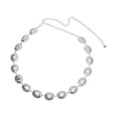 thumbnail image 1 of Cadenas de cintura ovaladas ajustables para mujeres de Unique Bargains en tono plateado, 1 of 6