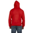 thumbnail image 3 of Adult Supercotton™ Pullover Hooded Sweatshirt - TRUE RED - XL, 3 of 3