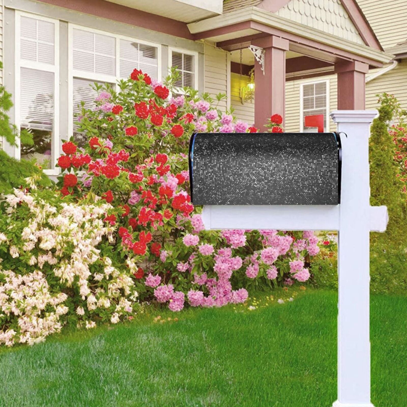 Kdxio Magnetic Mailbox Cover 25.5x21 in Mailbox Cover Outdoor Decoration Holiday Mailbox Covers for Home Garden Yard-25.5x21 in