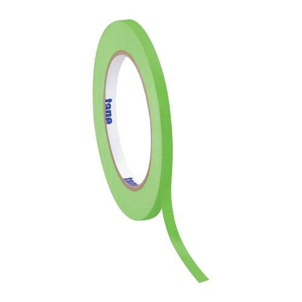 Tape Logic Masking Tape Light Green 1/4" x 60 Yard Roll (144 Roll/Case)
