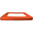 thumbnail image 6 of D.N.G. BEDDINGS 1 Piece Box Spring Cover - 100% Egyptian Cotton, 800 TC, Wrap Around 4 Sides Bed Skirt for Hotel & Home, Fits Box Springs up to 24 Inch - Full, Stripe Orange Color, 6 of 8