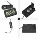 thumbnail image 2 of Mini Digital LCD Temperature Thermometer with Temperature Probe Sensor Tester for Fridge Freezers Aquarium (4X Black), 2 of 5