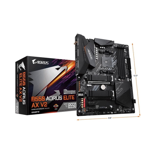 マザーボード GIGABYTE B550 AORUS ELITE V2 GIGABYTE B550 AORUS ELITE V2 Gaming Motherboard, Dual M.2, SATA