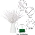 thumbnail image 4 of Viworld 40 Pcs Gold Eucalyptus Stems Artificial Eucalyptus Leaves Decor Eucalyptus Branches Fake Eucalyptus with Fake Leaves 15 inch Faux Eucalyptus Stem for Vase Wedding Bouquet Home (White), 4 of 7