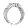 thumbnail image 2 of 0.40 Carat Men's Diamond Wedding Band Ring in 14K White Gold (Ring Size 10) (SI1-SI2 Clarity), 2 of 5