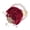 Dark red, variant on Luxurious Satined Rose Pearl Wrist Corsage with Adjustable for Bridal Weddings & Formal Event